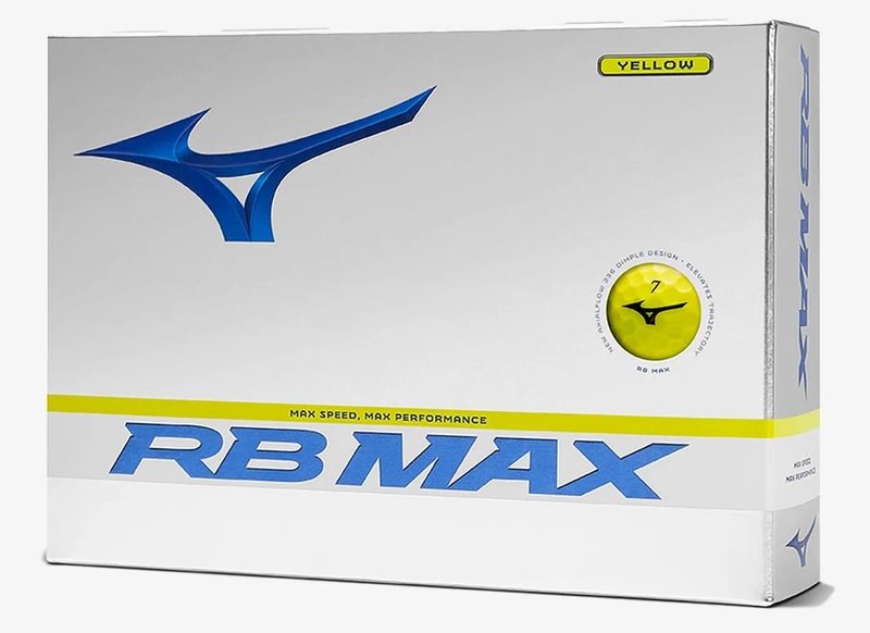 Mizuno RB Max golfballen, geel