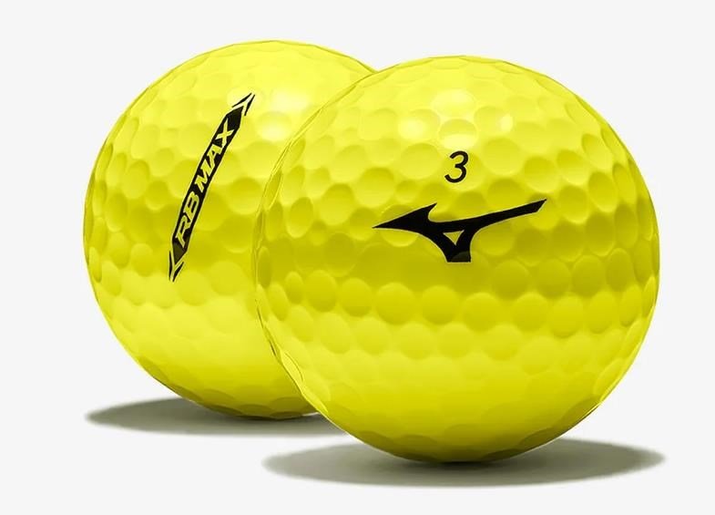 Mizuno RB Max golfballen, geel