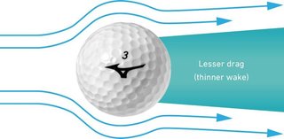 Mizuno RB Max golfballen, geel