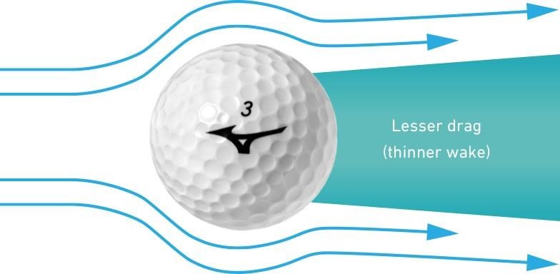 Mizuno RB Max golfballen, geel