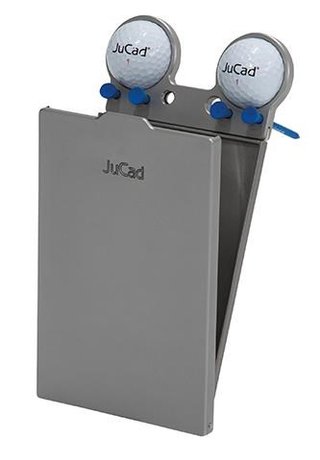 JuCad full metal scorecard holder, titan/titan cover