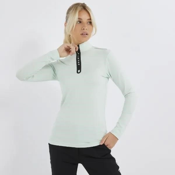 Ellesse Juliano 1/2 Zip dames sweatshirt, lichtgroen