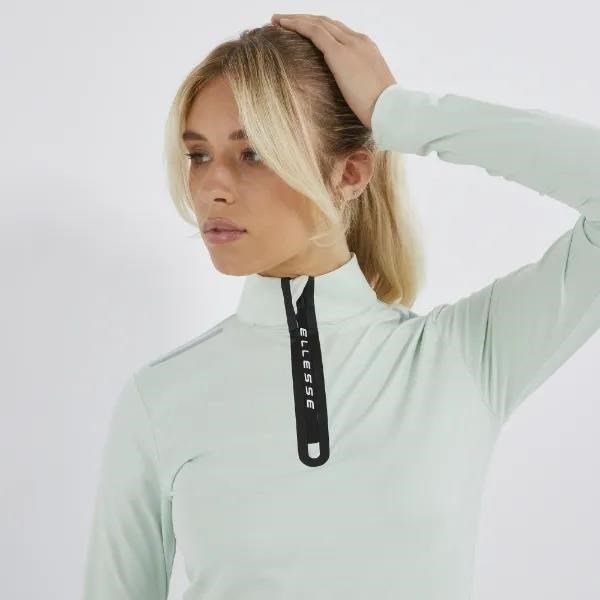 Ellesse Juliano 1/2 Zip dames sweatshirt, lichtgroen