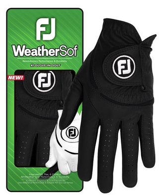 FootJoy WeatherSof 24 dames golfhandschoen, zwart
