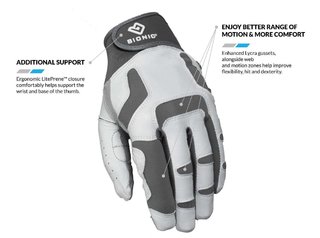 Bionic Relief Grip 2.0 heren golfhandschoen, wit
