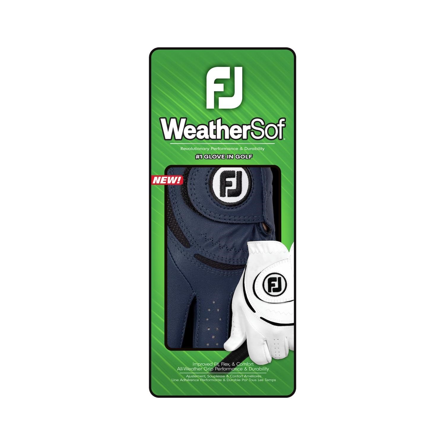 FootJoy WeatherSof dames golfhandschoen, marineblauw