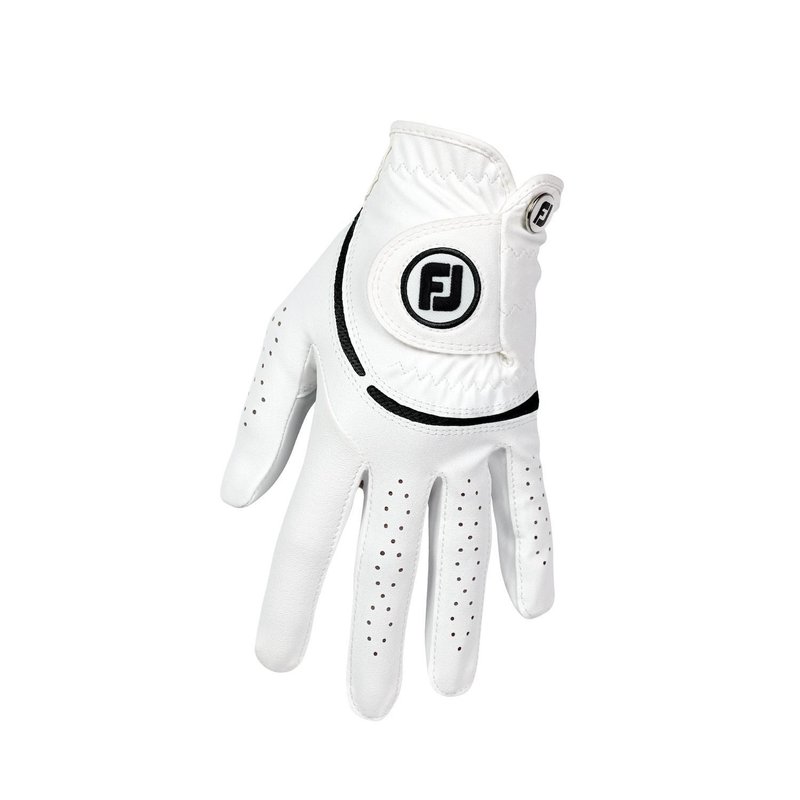 FootJoy WeatherSof dames golfhandschoen, wit/zwart