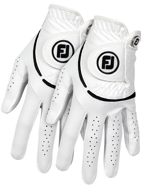 FootJoy WeatherSof dames golfhandschoen (2 PACK), wit/zwart