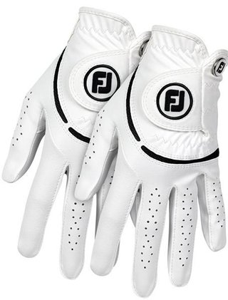 FootJoy WeatherSof dames golfhandschoen (2 PACK), wit/zwart