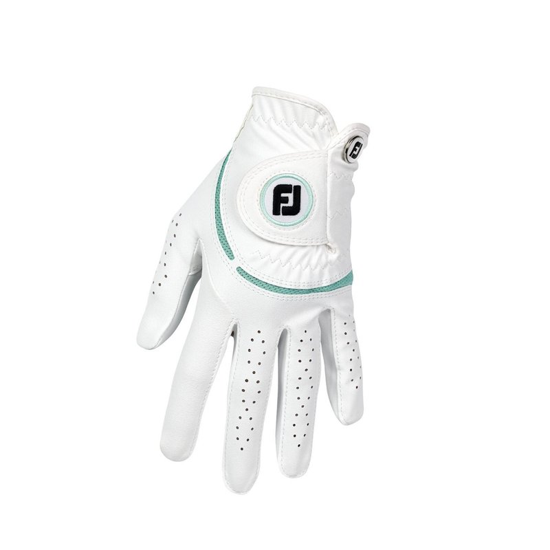 Footjoy FootJoy WeatherSof dames golfhandschoen, wit/sea glass