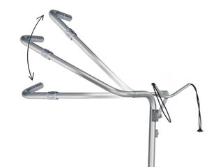 JuCad Drive S 2.0 elektrische trolley set, stříbrná