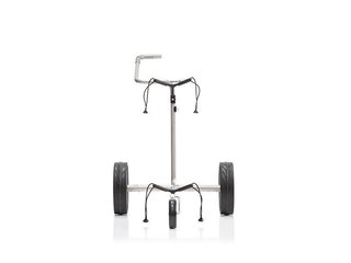 JuStar Carbon Light SET (incl. umbrella, scorecard holder, carry bag, el. parking brake) elektrische trolley, titanium