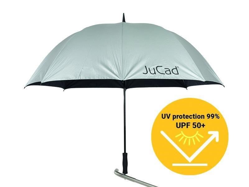 JuStar Carbon Light SET (incl. umbrella, scorecard holder, carry bag, el. parking brake) elektrische trolley, titanium