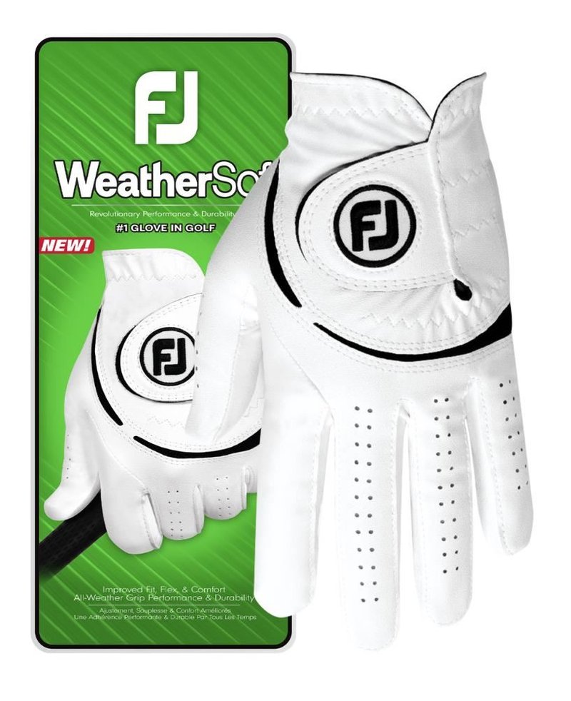 Footjoy FootJoy WeatherSof 24 heren golfhandschoen, wit