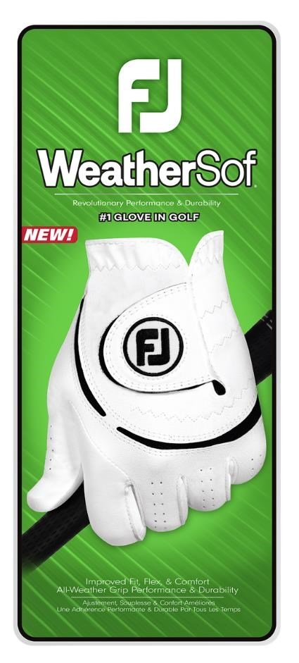 Footjoy FootJoy WeatherSof 24 heren golfhandschoen, wit