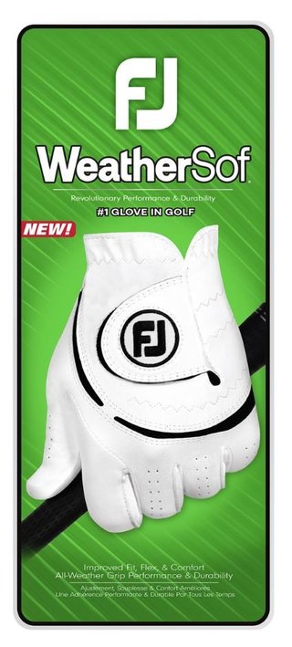 Footjoy FootJoy WeatherSof 24 heren golfhandschoen, wit