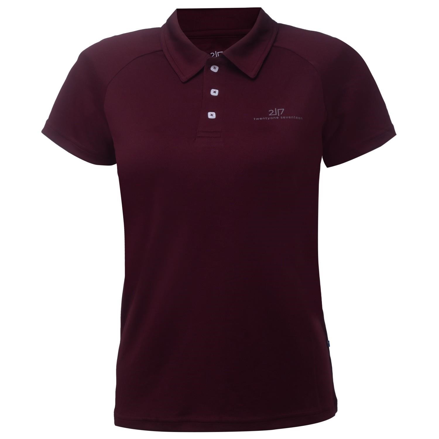 2117 of Sweden Fröseke dames polo, dark plum