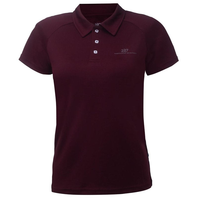 2117 of Sweden Fröseke dames polo, dark plum