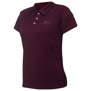 2117 of Sweden Fröseke dames polo, dark plum