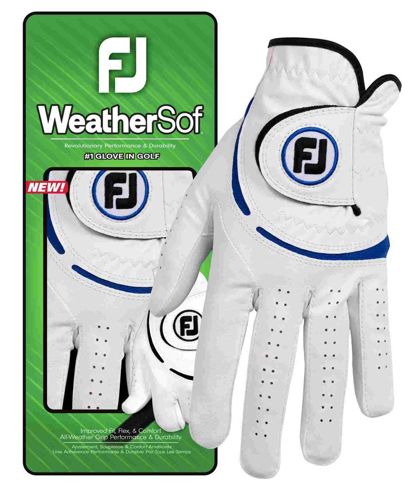Footjoy FootJoy WeatherSof 24 heren golfhandschoen, wit
