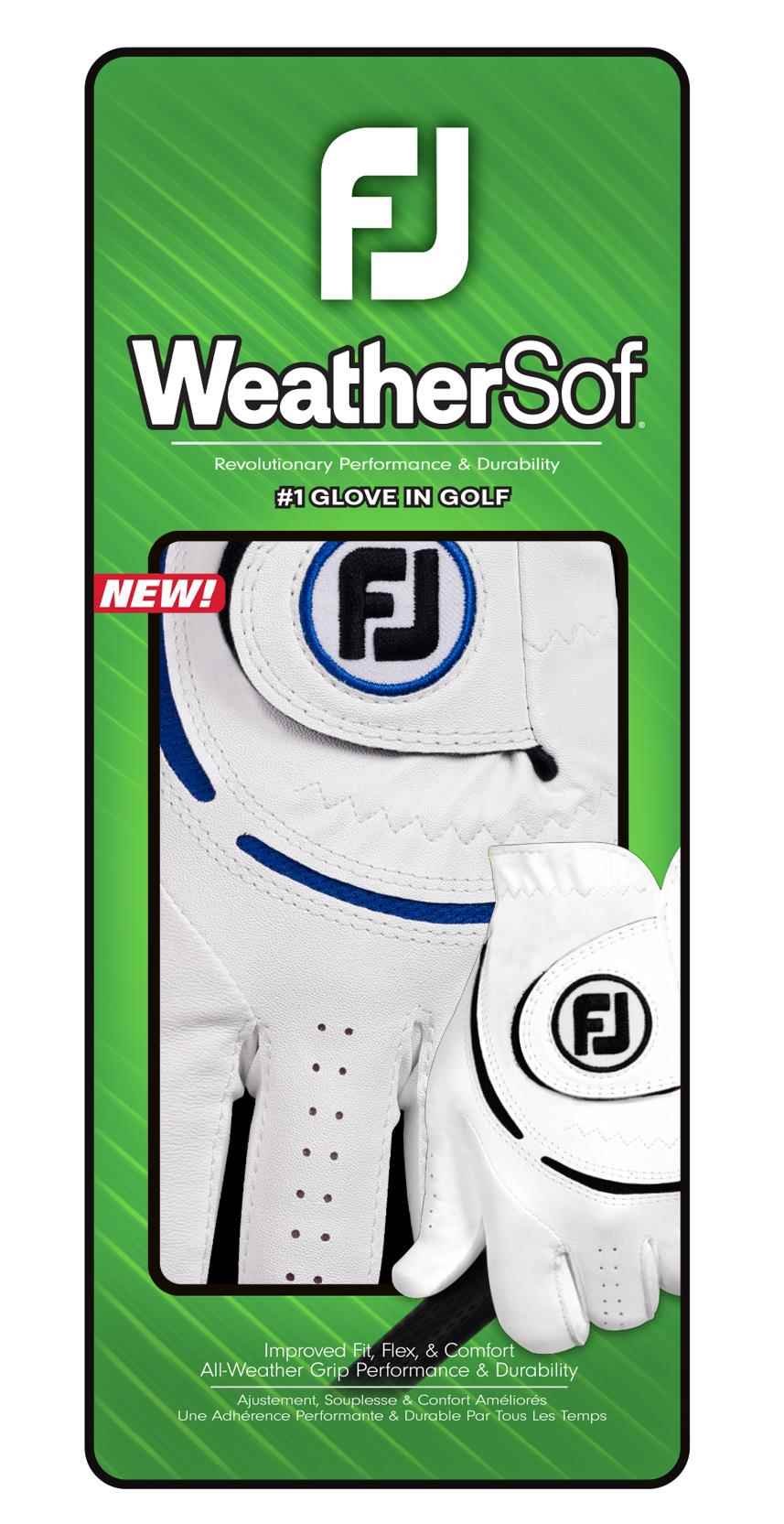 Footjoy FootJoy WeatherSof 24 heren golfhandschoen, wit