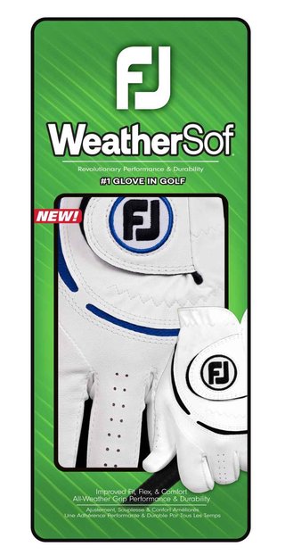 Footjoy FootJoy WeatherSof 24 heren golfhandschoen, wit
