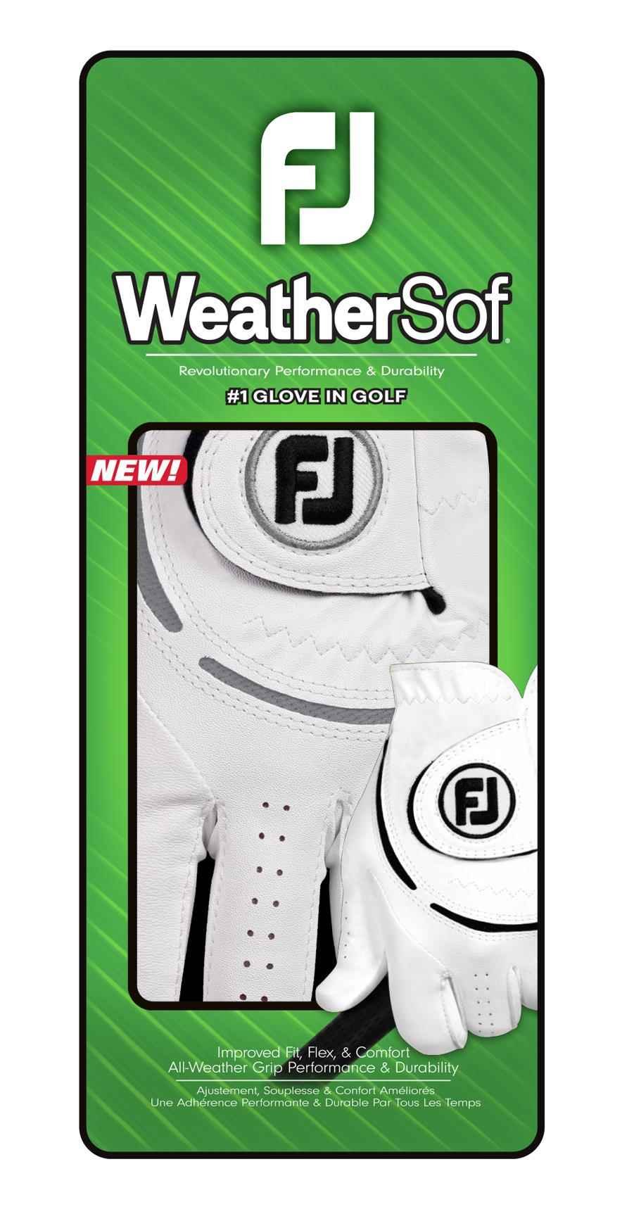 FootJoy WeatherSof 24 heren golfhandschoen, wit
