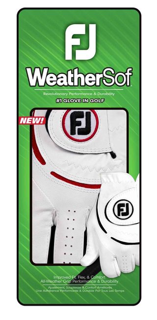 Footjoy FootJoy WeatherSof 24 heren golfhandschoen, wit