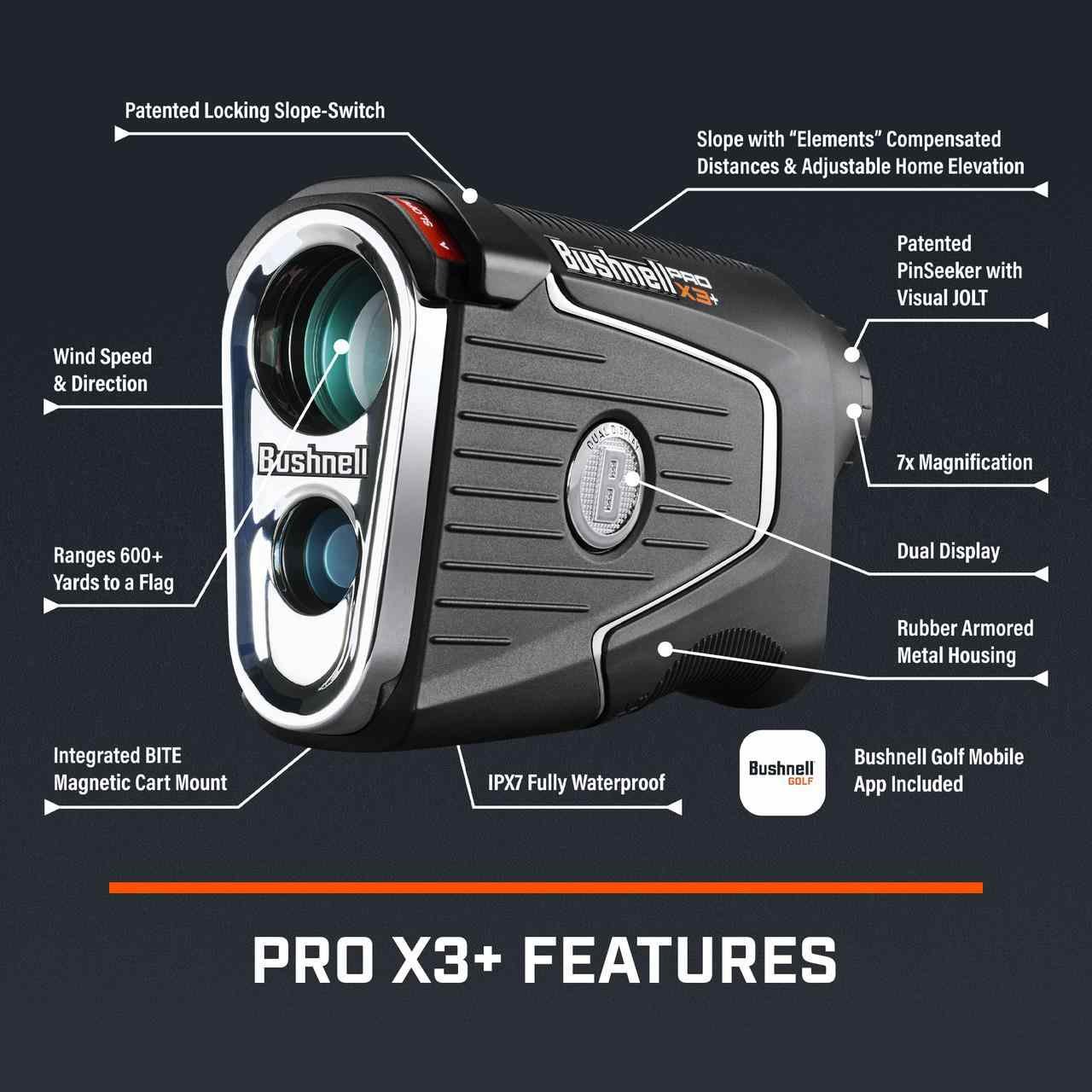 Bushnell PROX3+ Link laser rangefinder