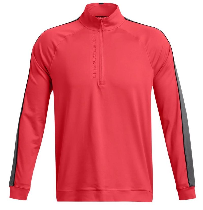 Under Armour Storm Midlayer 1/2 Zip heren sweatshirt, red slstice/castelrock