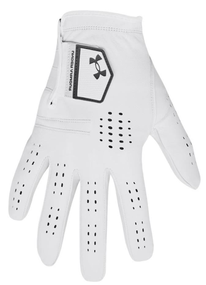 Under Armour Tour heren golfhandschoen 2024, wit/castelrock