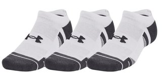 Under Armour Performance Tech unisex sokken (3 paar), wit/grijs