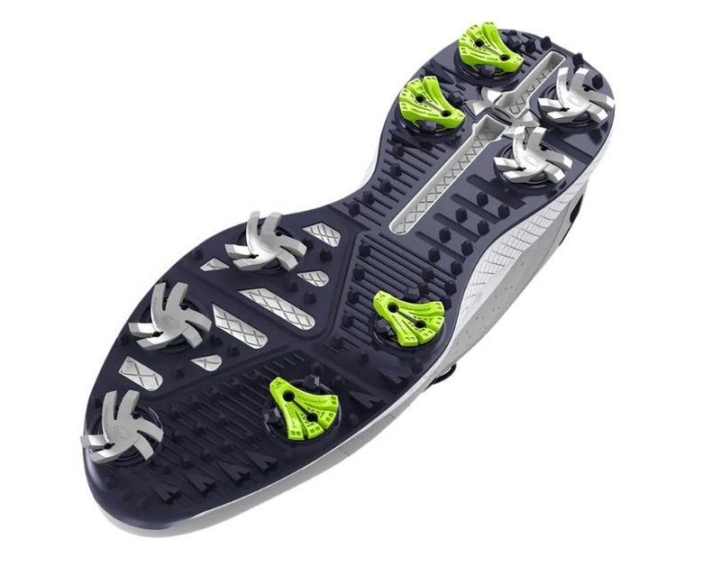 Under Armour Charged Draw 2 heren golfschoenen, grijs