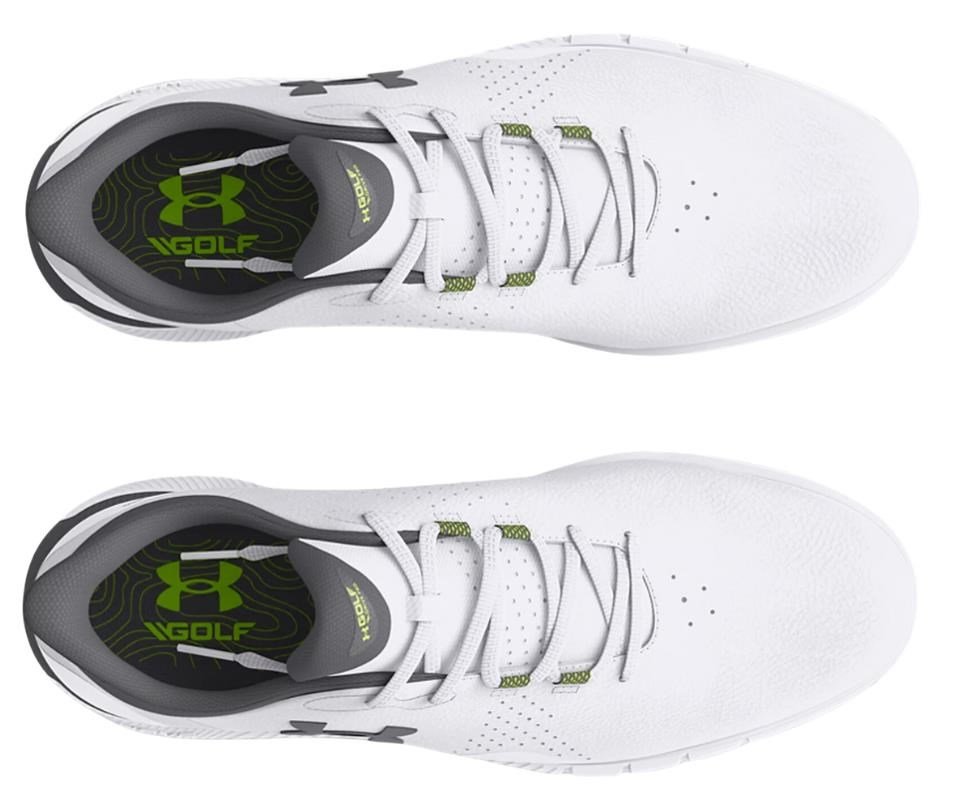 Under Armour Drive Fade SL heren golfschoenen, wit/titan grijs