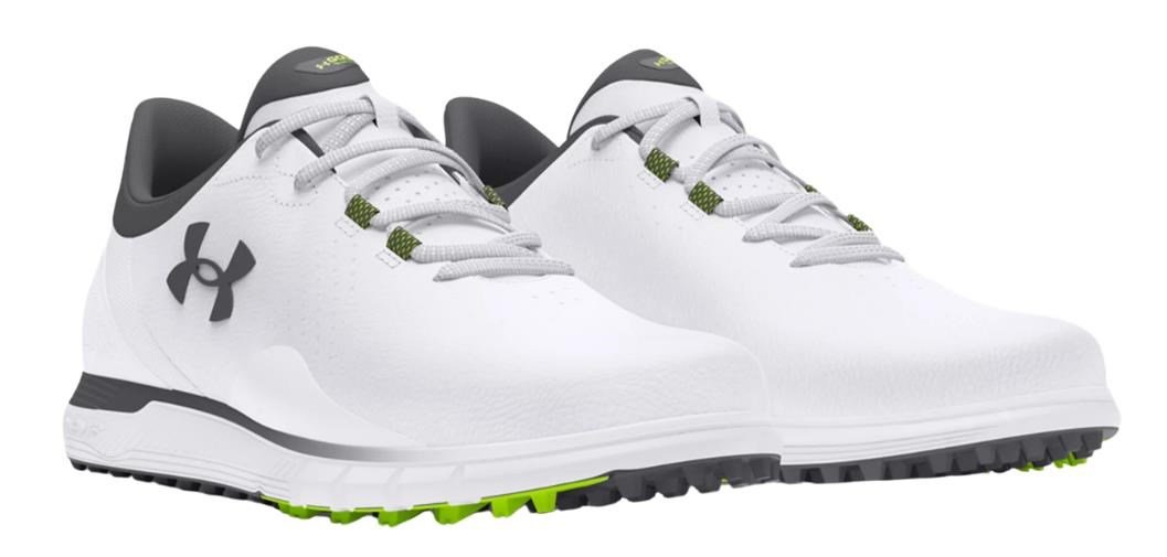 Under Armour Drive Fade SL heren golfschoenen, wit/titan grijs