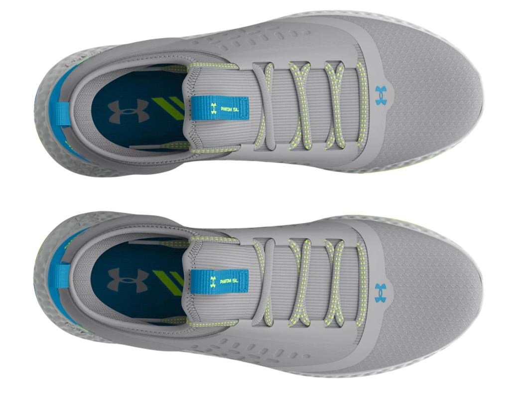 Under Armour GS Charged Phantom SL junior golfschoenen, mod gray/capri