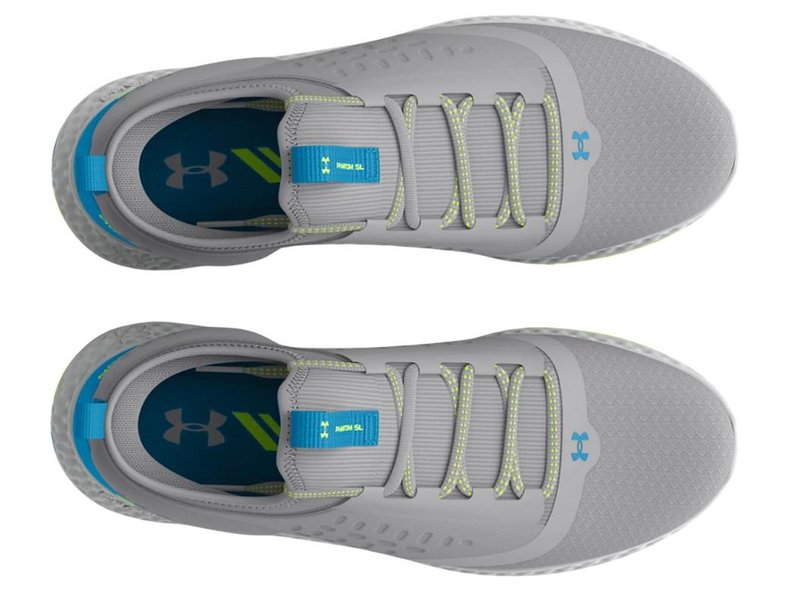 Under Armour GS Charged Phantom SL junior golfschoenen, mod gray/capri