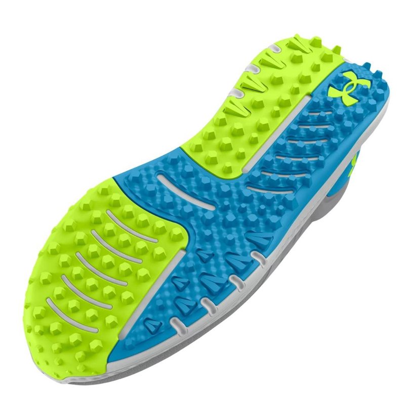 Under Armour GS Charged Phantom SL junior golfschoenen, mod gray/capri