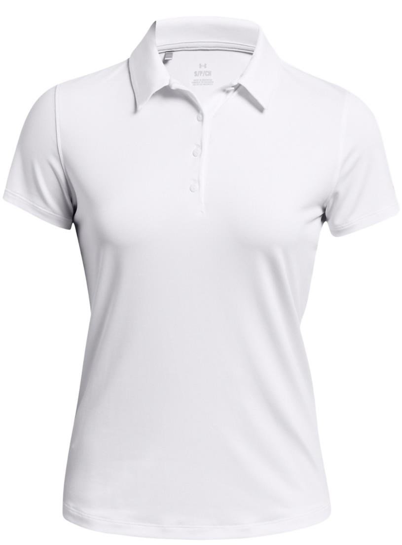 Under Armour Playoff dames polo, wit