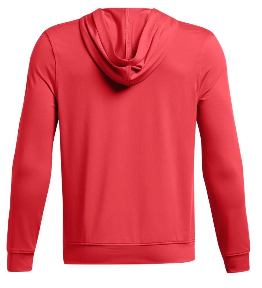 Under Armour Playoff junior hoodie 2024, rood solstice/zwart
