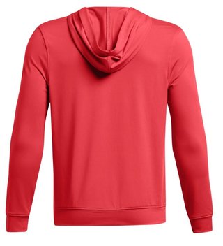Under Armour Playoff junior hoodie 2024, rood solstice/zwart