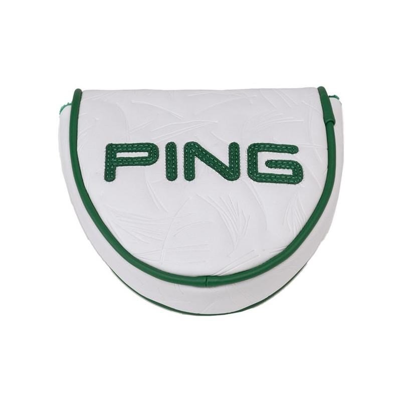 PING Golf Ping Looper Mallet Putter Headcover, wit/groen
