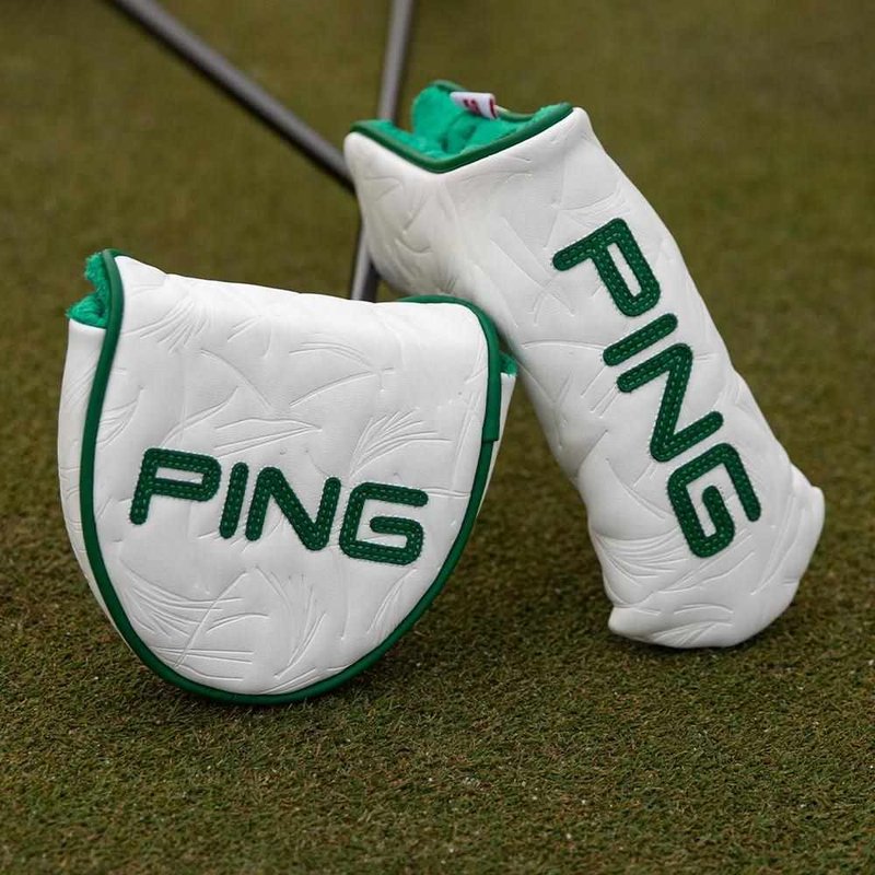 PING Golf Ping Looper Mallet Putter Headcover, wit/groen