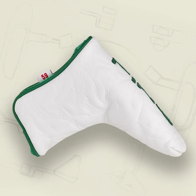 PING Golf Ping Looper Blade Putter Headcover, wit/groen