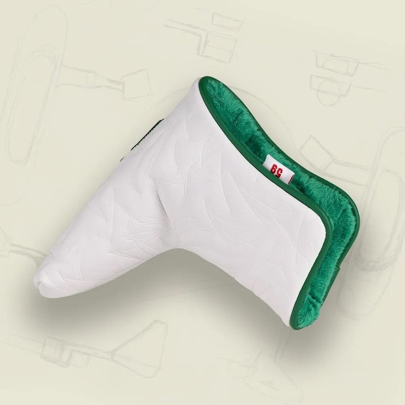 PING Golf Ping Looper Blade Putter Headcover, wit/groen