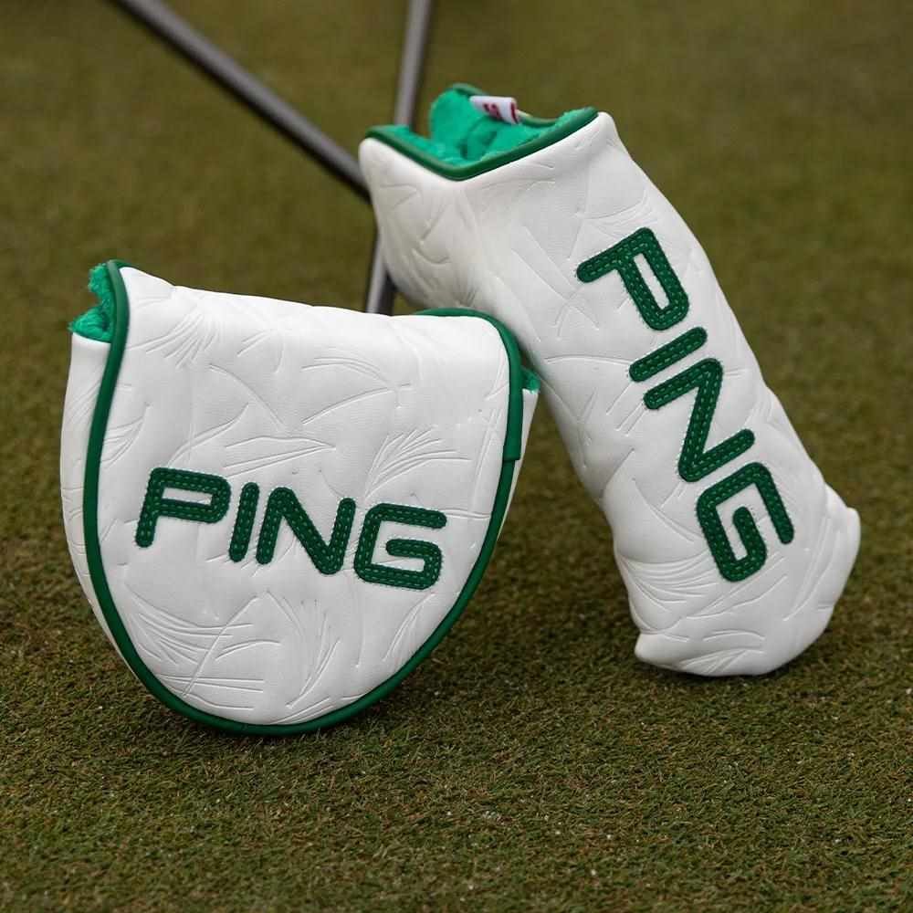 PING Golf Ping Looper Blade Putter Headcover, wit/groen