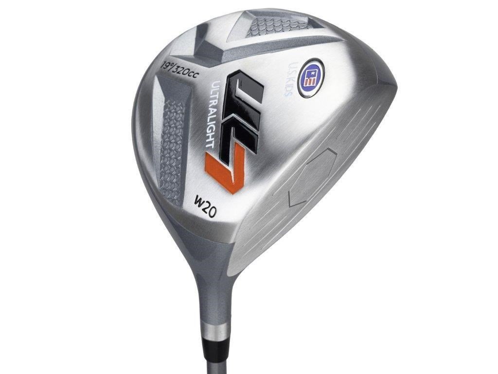 U.S. Kids Golf UL7-51 (130cm) 5-Club junior golfset + stand bag, zwart/oranje