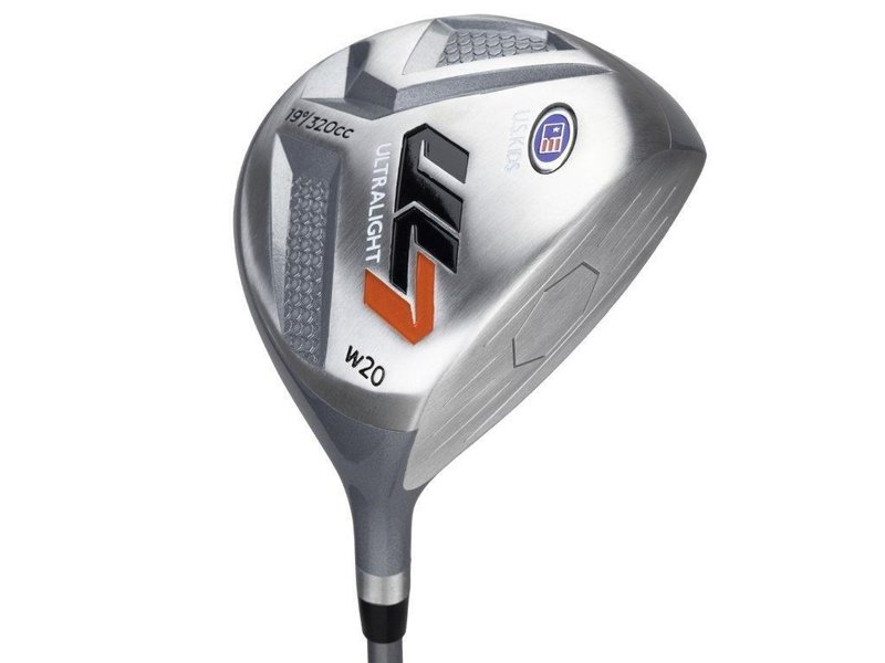 U.S. Kids Golf UL7-51 (130cm) 5-Club junior golfset + stand bag, zwart/oranje