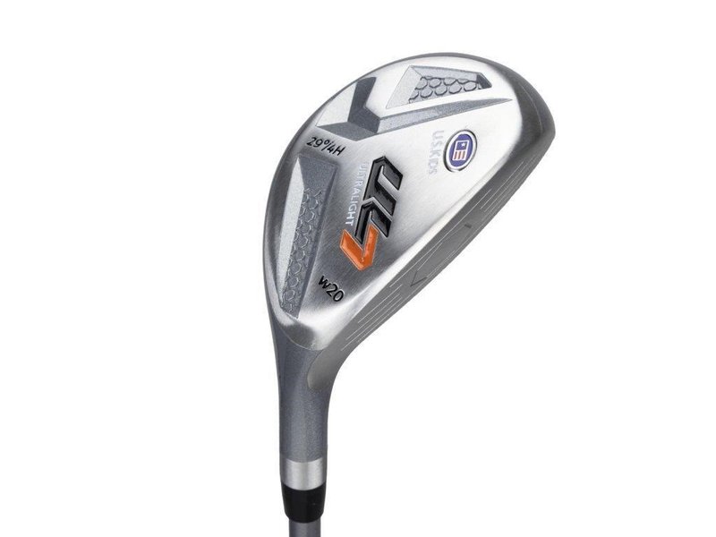 U.S. Kids Golf UL7-51 (130cm) 5-Club junior golfset + stand bag, zwart/oranje