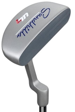 U.S. Kids Golf UL7-54 (137cm) W15 5-Club junior golfset + stand bag, zwart/paars